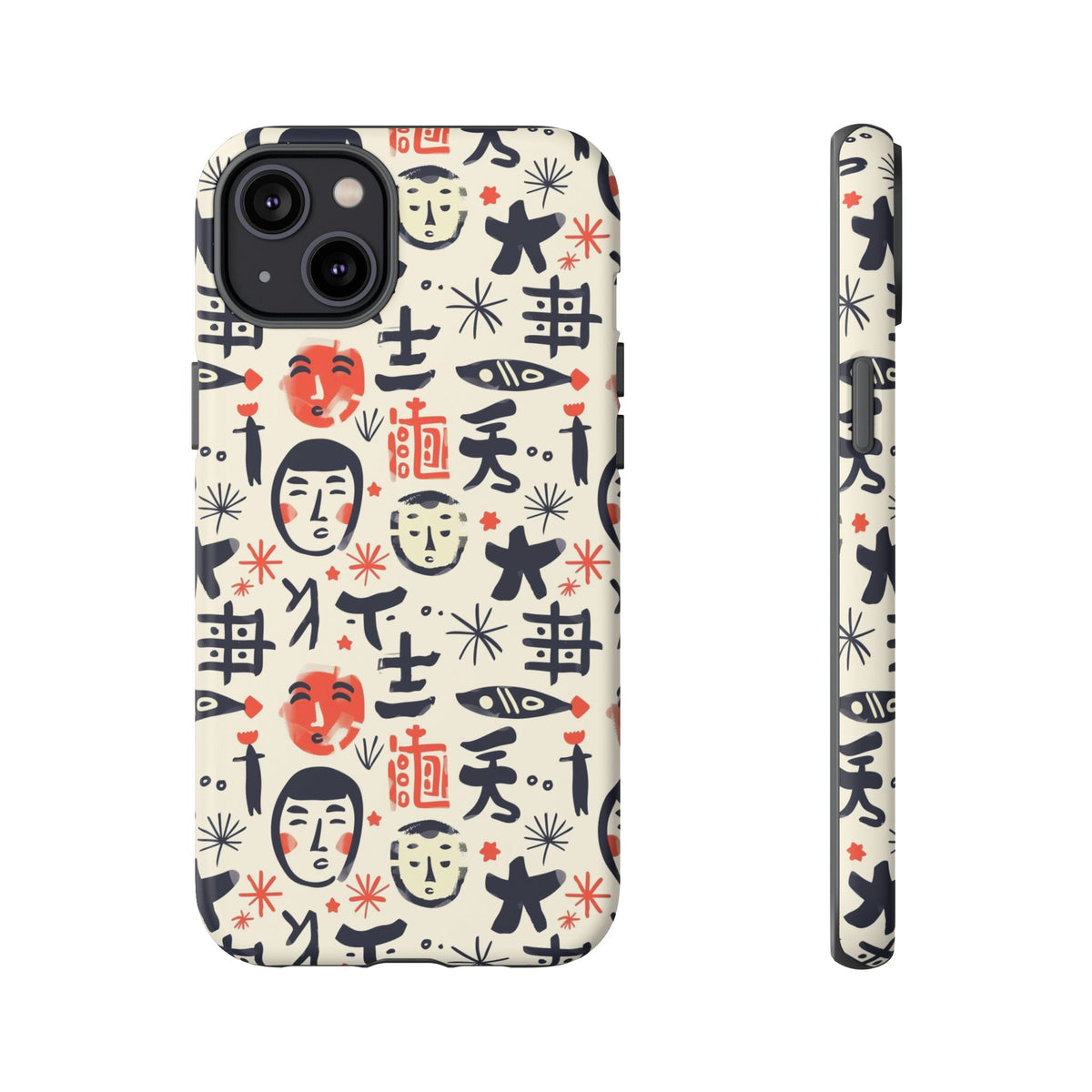 Japanese Pattern Phone Case – Elegant & Timeless Design for Your Phone 092