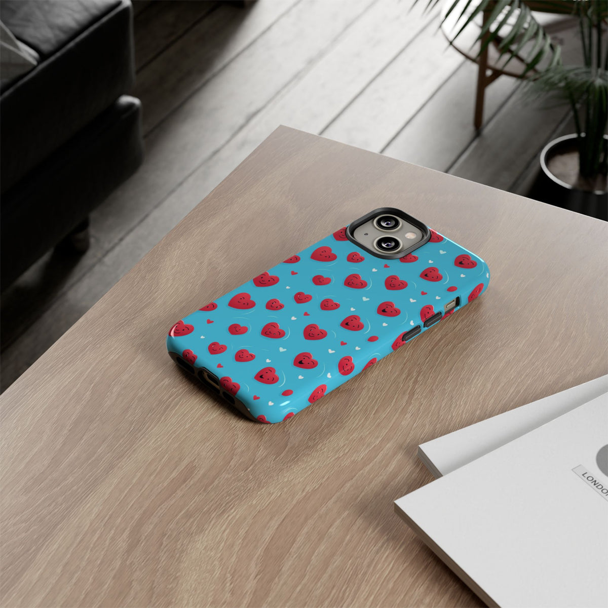 Heart Pattern Phone Case – Stylish & Loving Design for Your Device 811