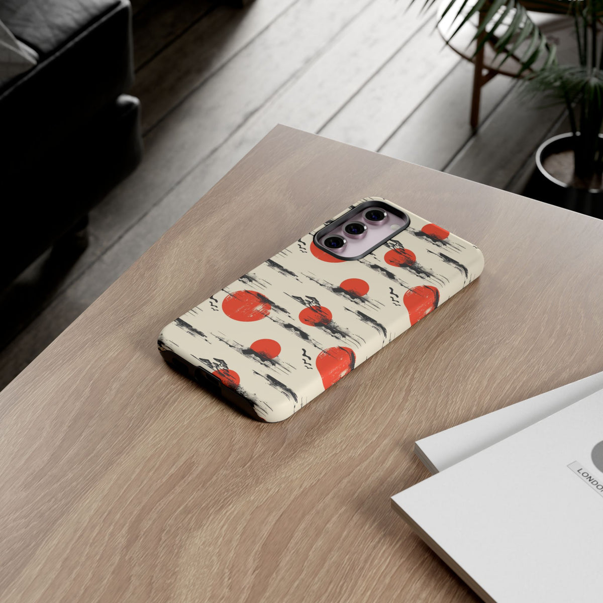 Japanese Pattern Phone Case – Elegant & Timeless Design for Your Phone 077