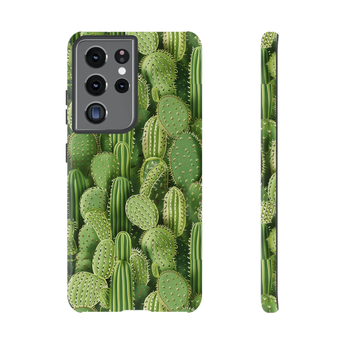 Cactus Embroidery Phone Case – Elegant and Unique Handcrafted Cactus Design