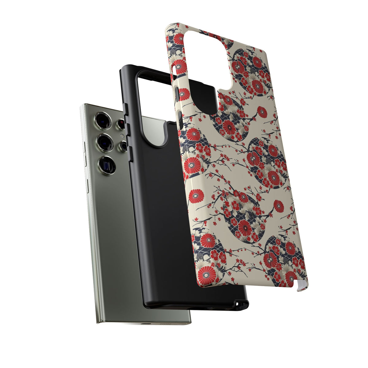 Japanese Pattern Phone Case – Elegant & Timeless Design for Your Phone 138