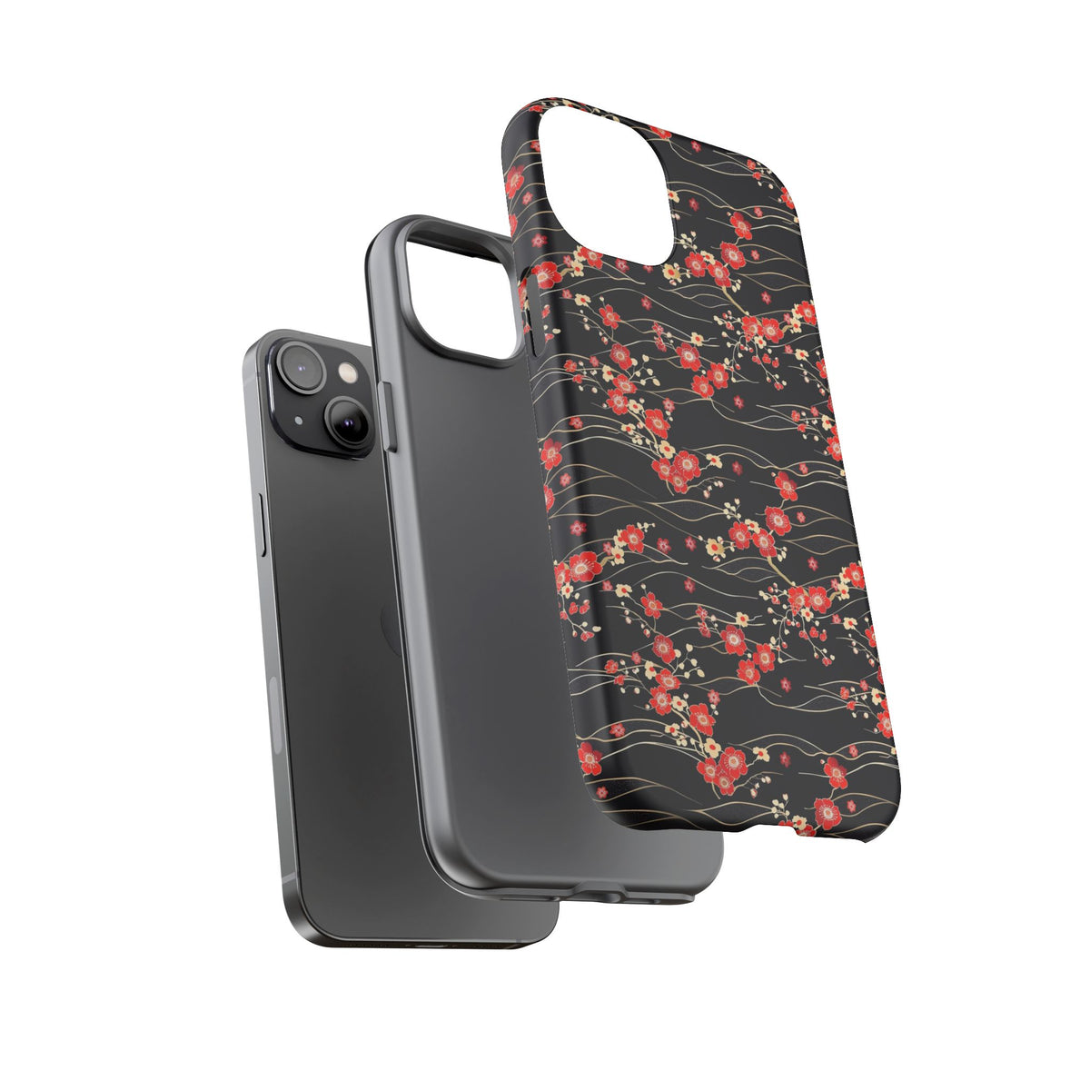 Japanese Pattern Phone Case – Elegant & Timeless Design for Your Phone 041