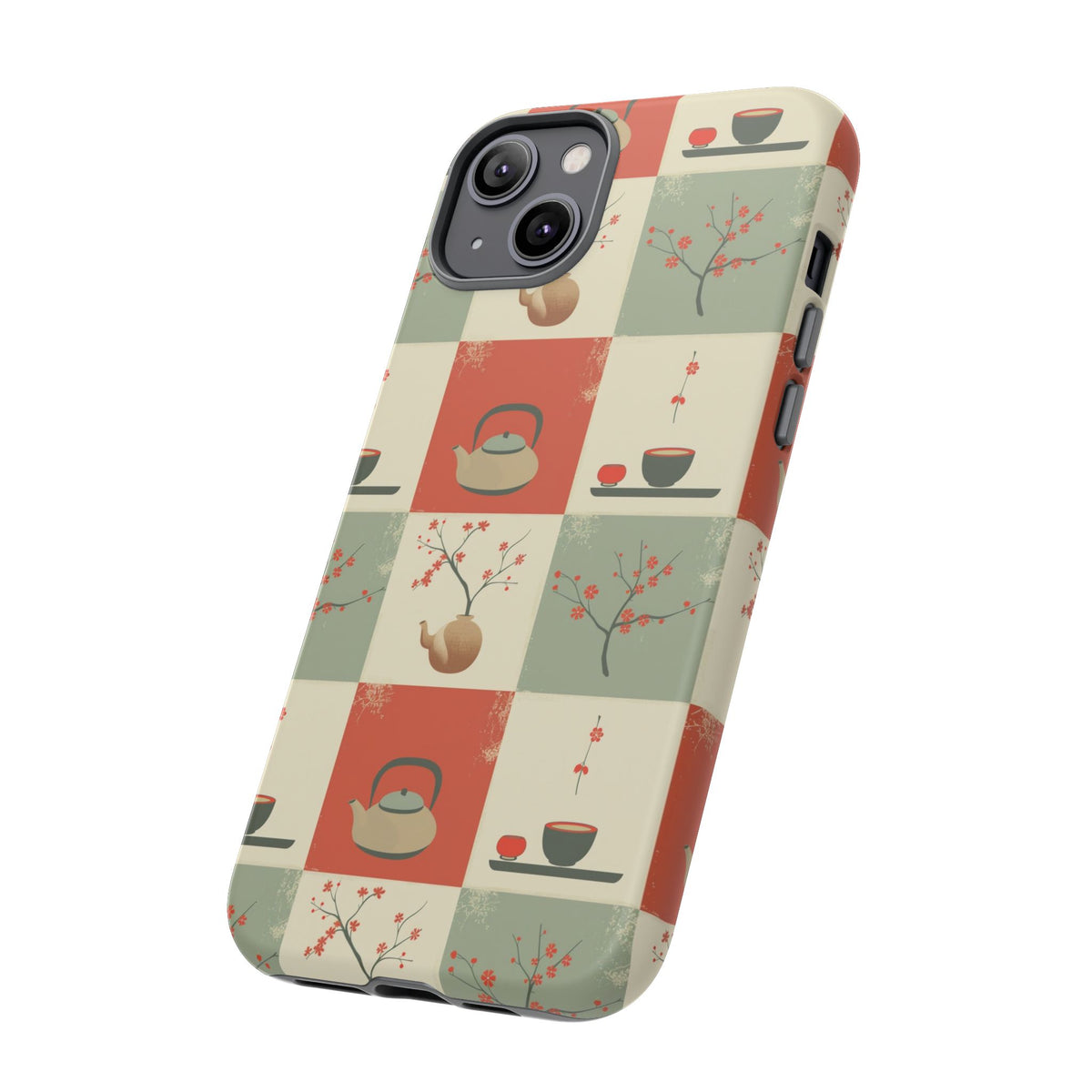 Japanese Pattern Phone Case – Elegant & Timeless Design for Your Phone 505