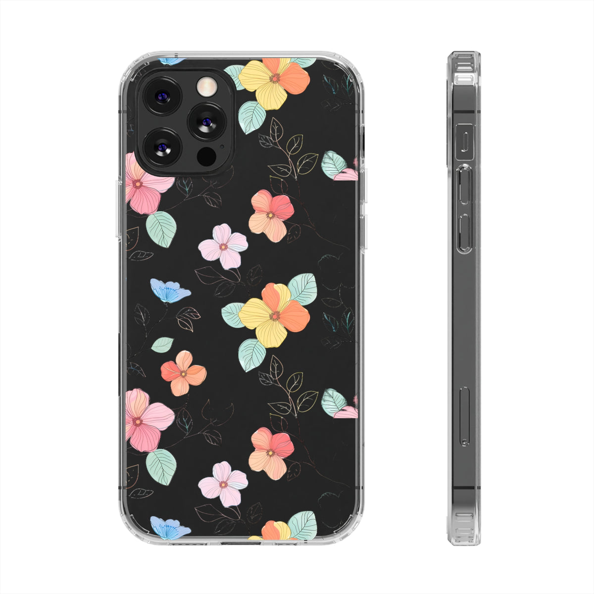 Wild Flowers Garden Stitch Phone Case – Nature-Inspired Floral Design 6