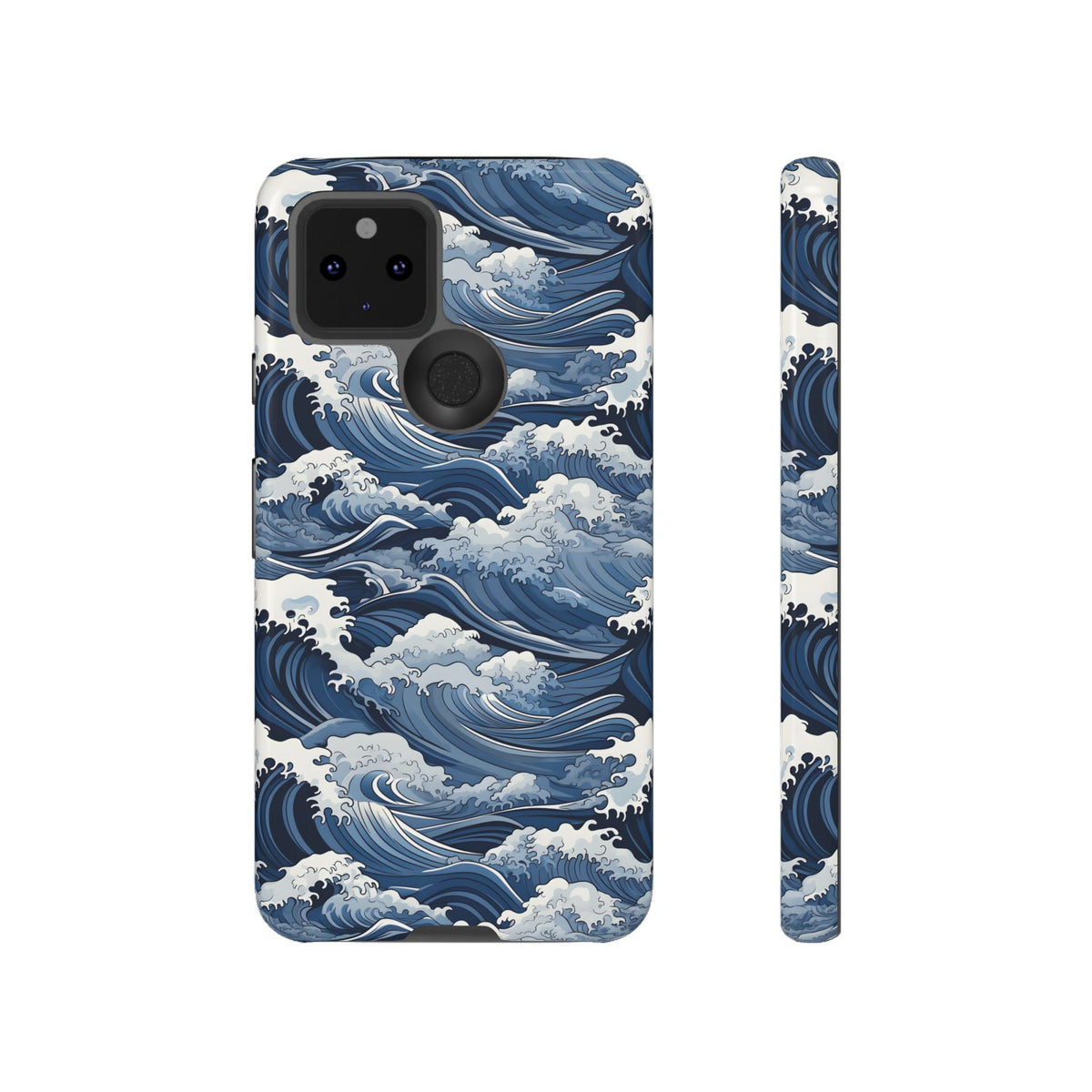 Japanese Waves Phone Case – Embrace Timeless Elegance with Classic Design