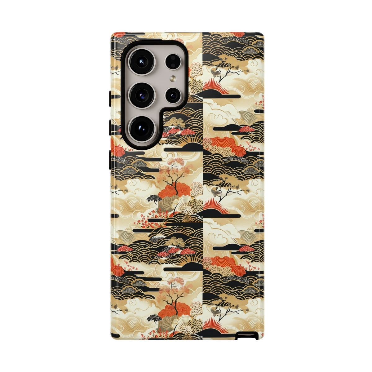 Japanese Pattern Phone Case – Elegant & Timeless Design for Your Phone 123