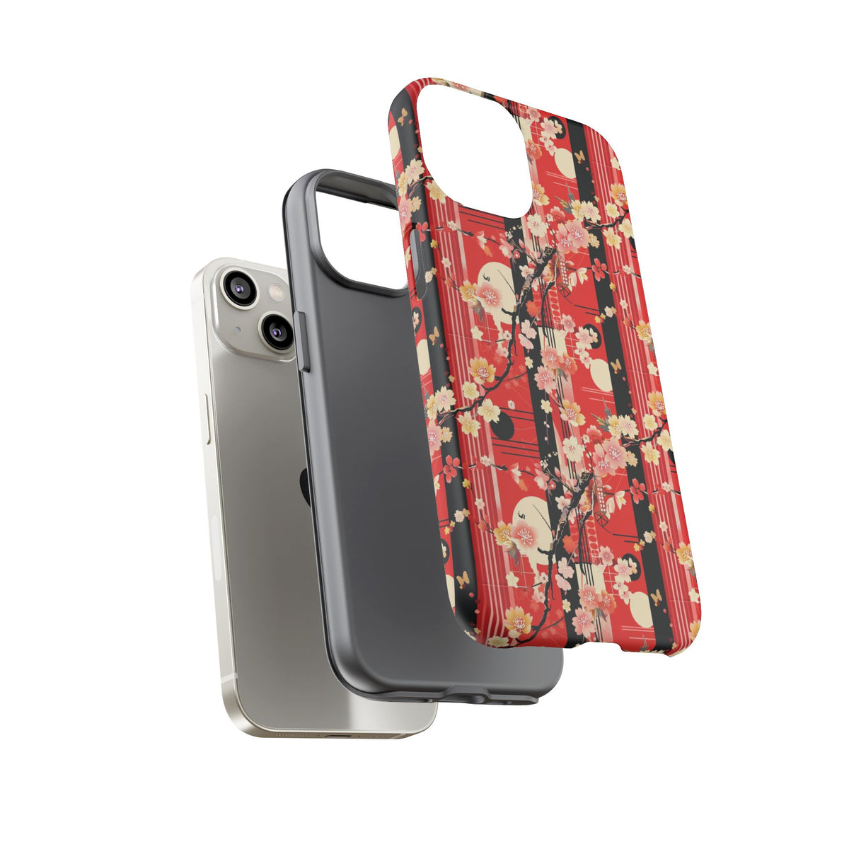 Japanese Pattern Phone Case – Elegant & Timeless Design for Your Phone 026