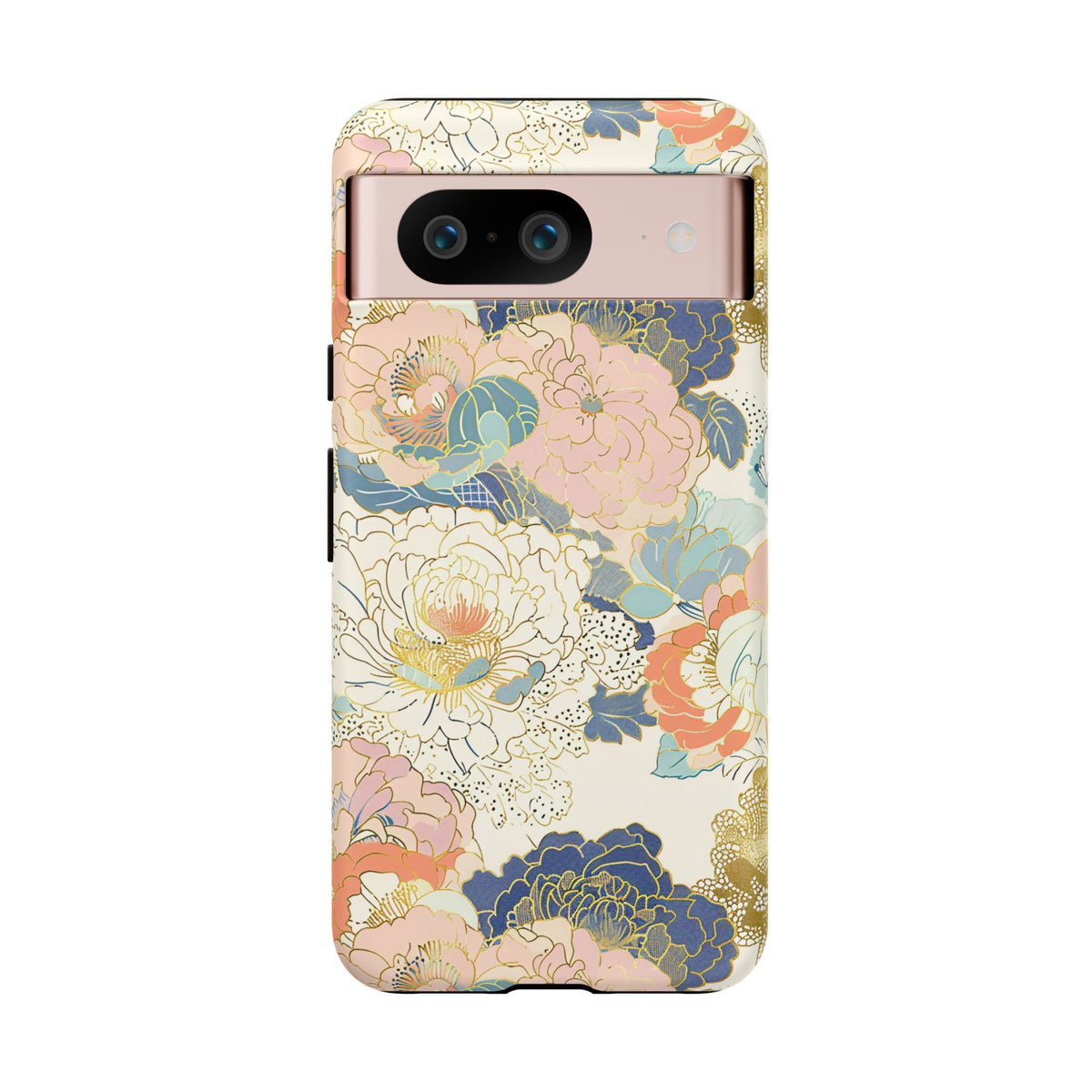 Japanese Blossom Asian Floral Design Phone Case – Elegant Floral Phone Cover 4