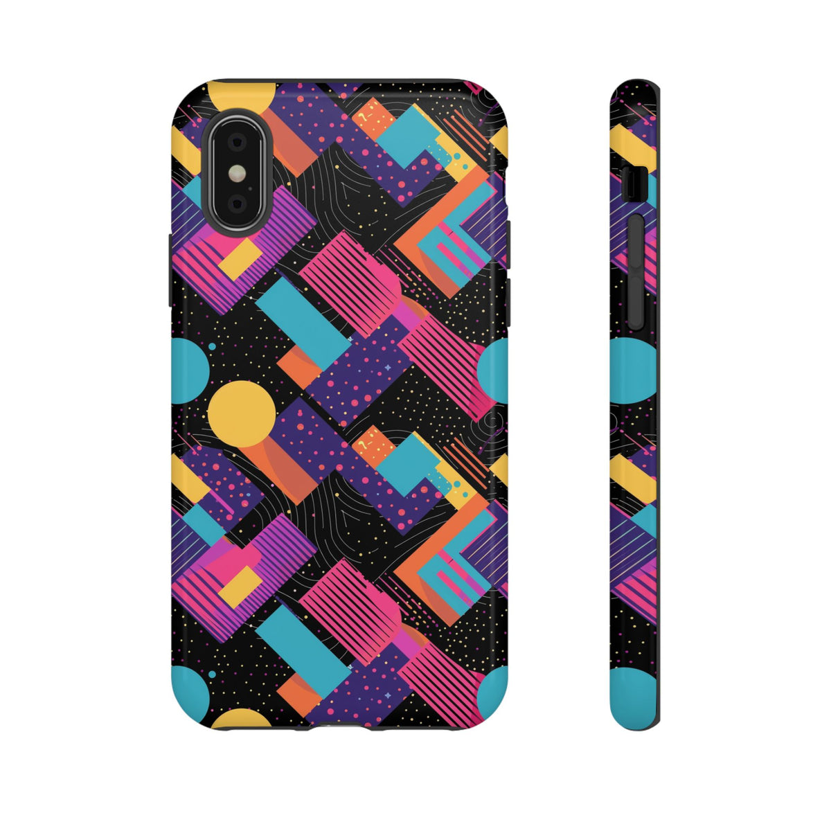 Retro 80s Seamless Phone Case – Vintage Style Meets Modern Protection 088