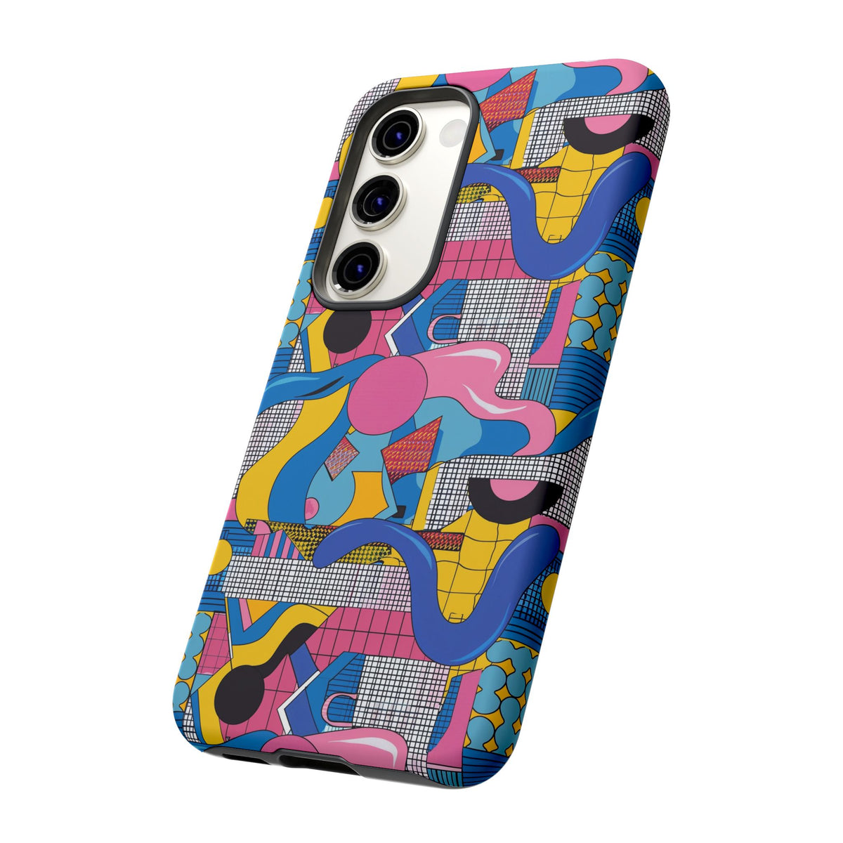 90s Themed Seamless Pattern Phone Case – Embrace Retro Style and Protection 224