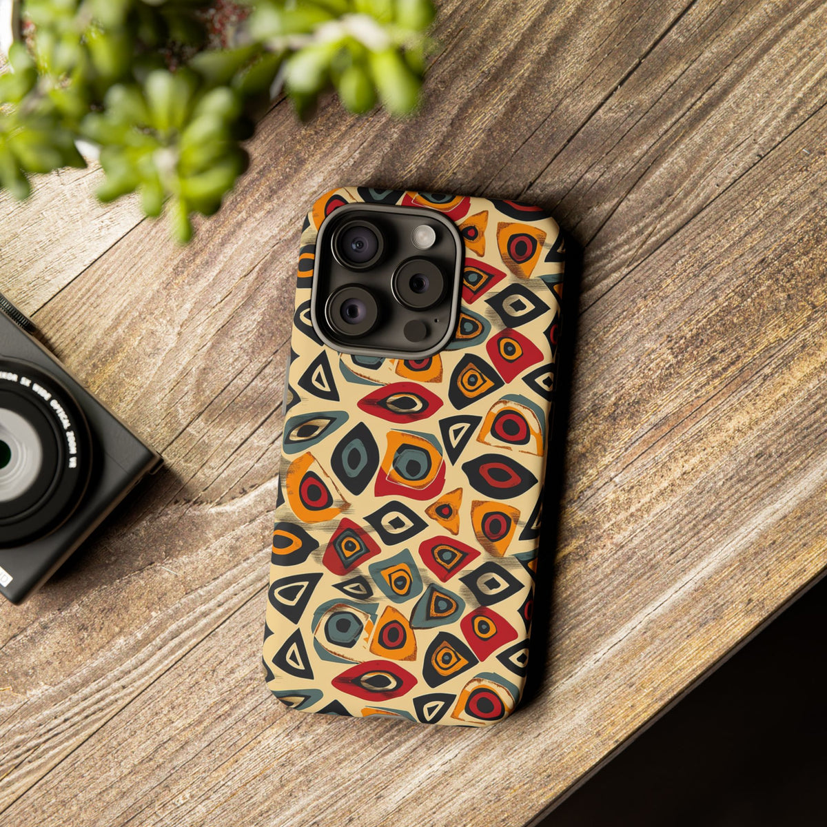 Stylish African Pattern Phone Case – Unique and Vibrant Protection 167