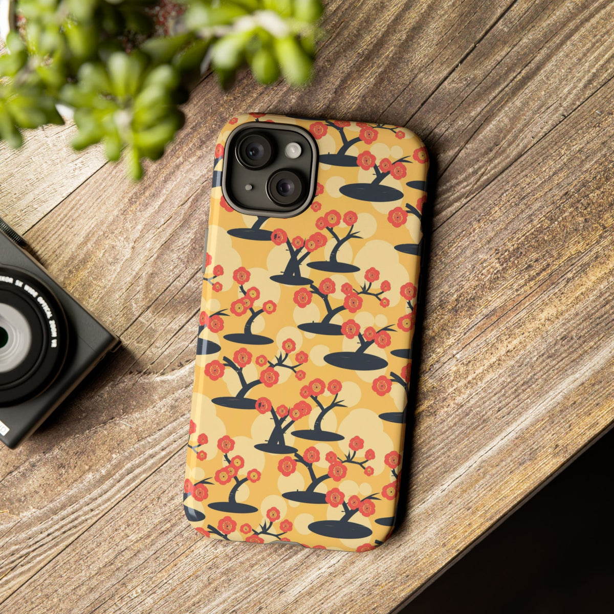 Japanese Pattern Phone Case – Elegant & Timeless Design for Your Phone 044