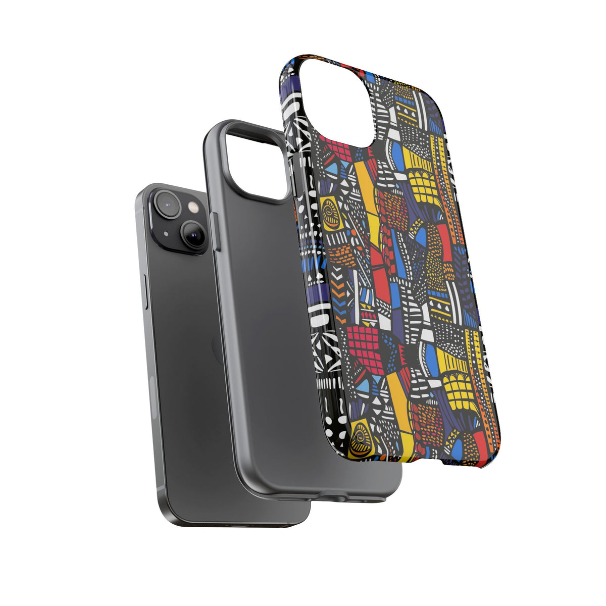 Stylish African Pattern Phone Case – Unique and Vibrant Protection 201