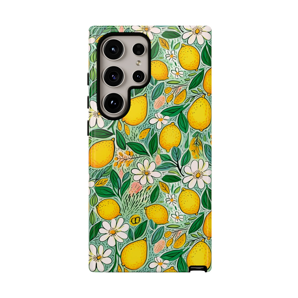 Cute Summer Lemons Phone Case – Refreshing Citrus Design for Your Phone 3