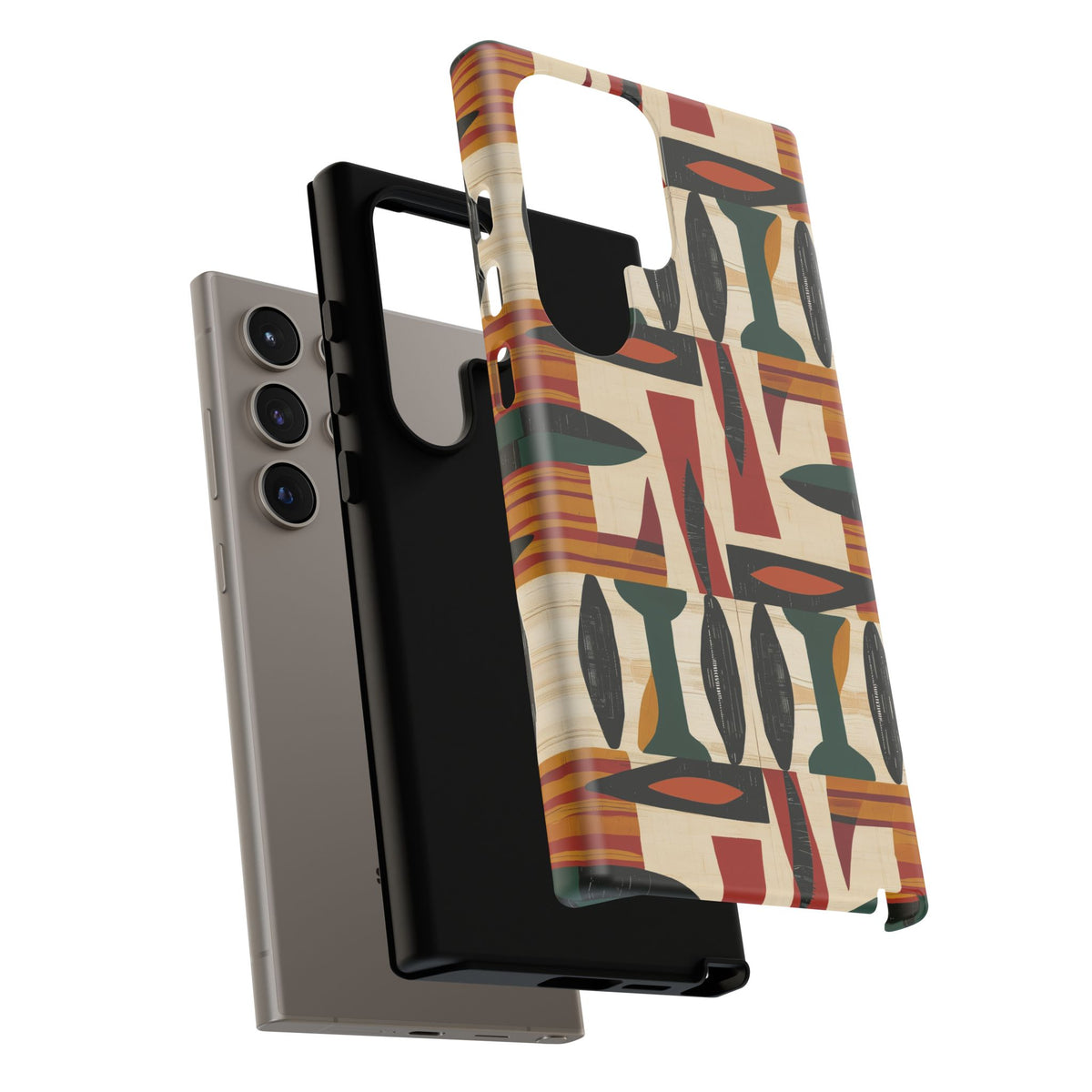 Stylish African Pattern Phone Case – Unique and Vibrant Protection 196