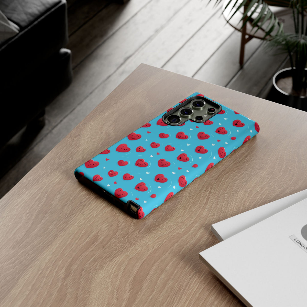 Heart Pattern Phone Case – Stylish & Loving Design for Your Device 811