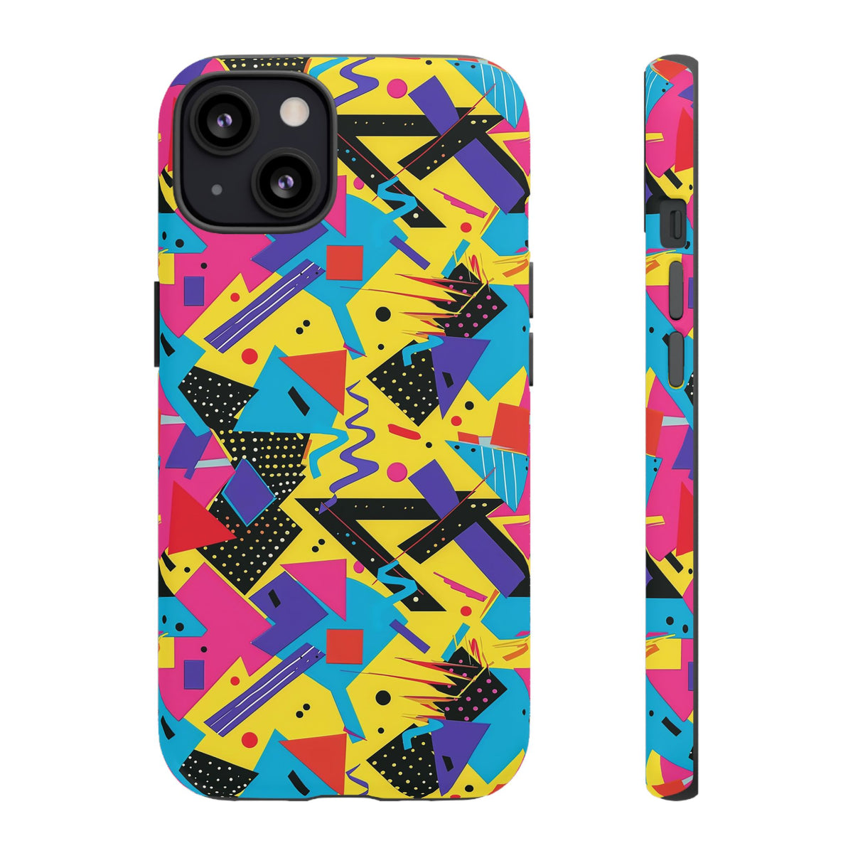 90s Themed Seamless Pattern Phone Case – Embrace Retro Style and Protection 223