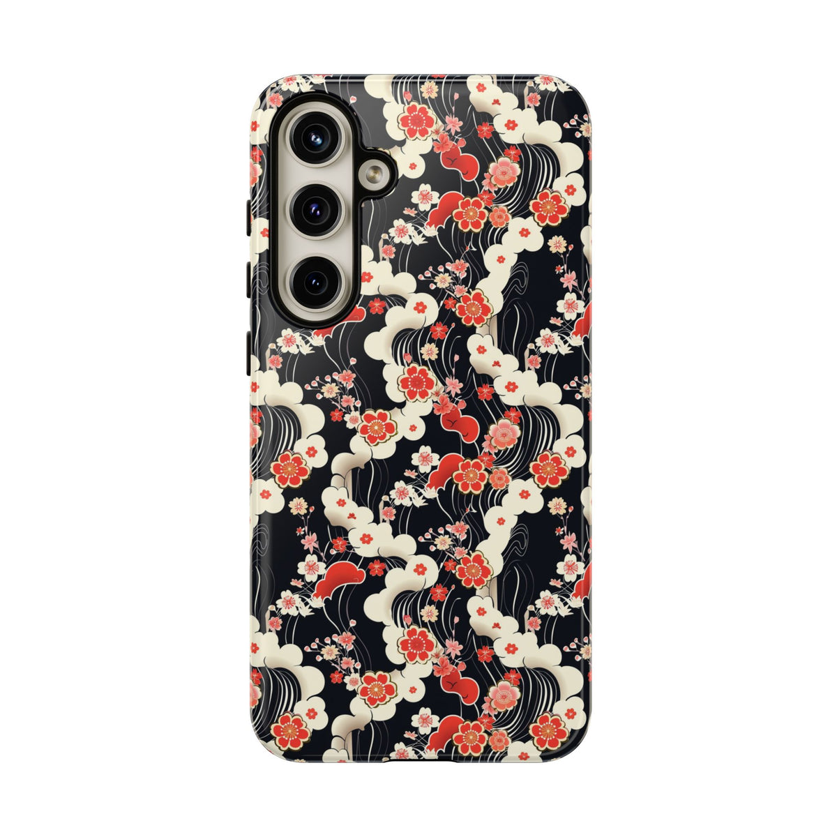 Japanese Pattern Phone Case – Elegant & Timeless Design for Your Phone 478