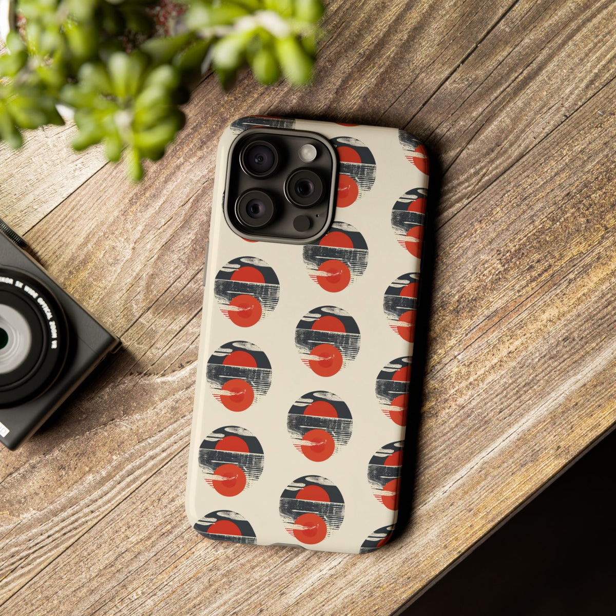 Japanese Pattern Phone Case – Elegant & Timeless Design for Your Phone 098