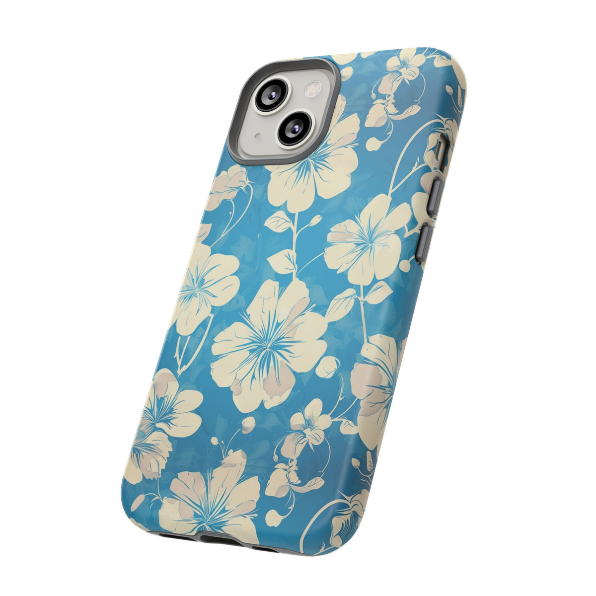 Blue Floral Seamless Pattern Phone Case