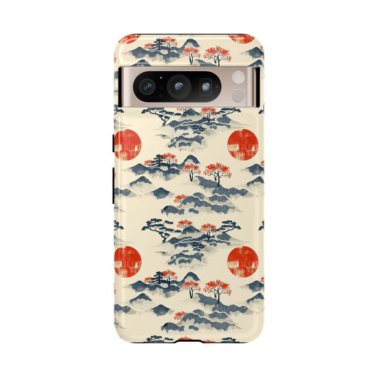 Japanese Pattern Phone Case – Elegant & Timeless Design for Your Phone 085