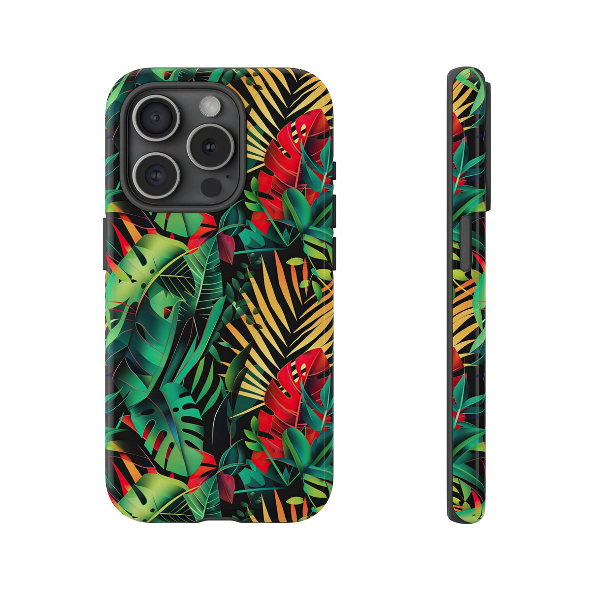 Jungle Collage Phone Case – Vibrant & Durable Nature-Inspired Protection