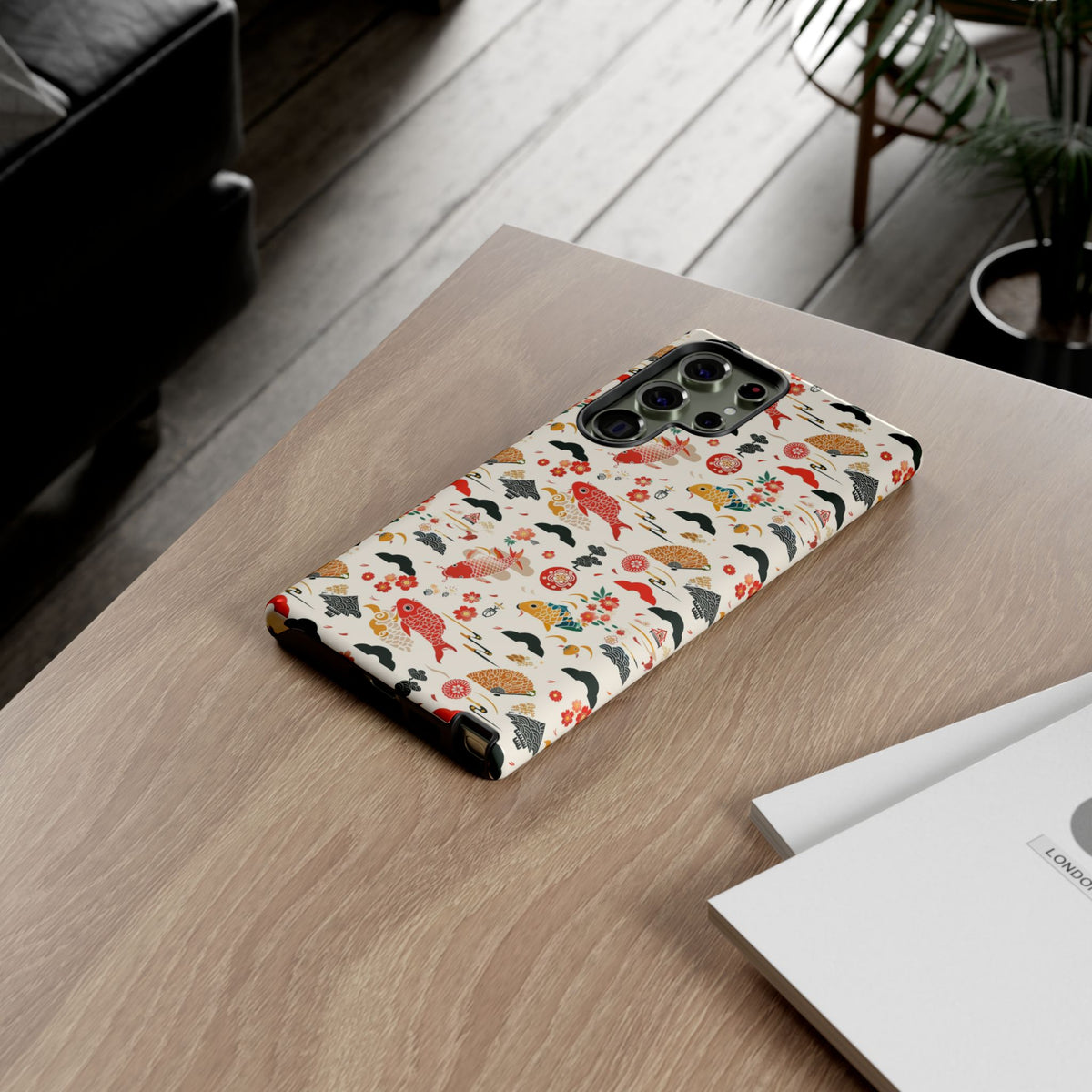 Japanese Pattern Phone Case – Elegant & Timeless Design for Your Phone 154