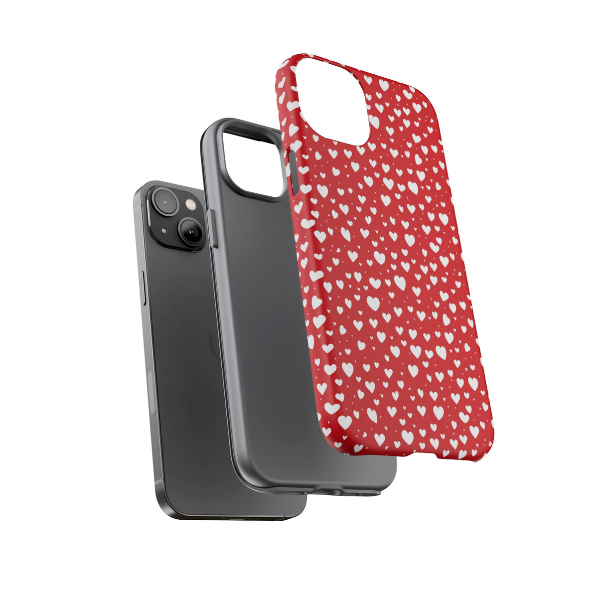 Heart Pattern Phone Case – Stylish & Loving Design for Your Device 819