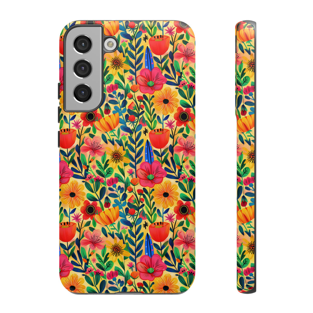 Frida Kahlo's Flower Phone Case – Artistic Elegance for Your Phone 7