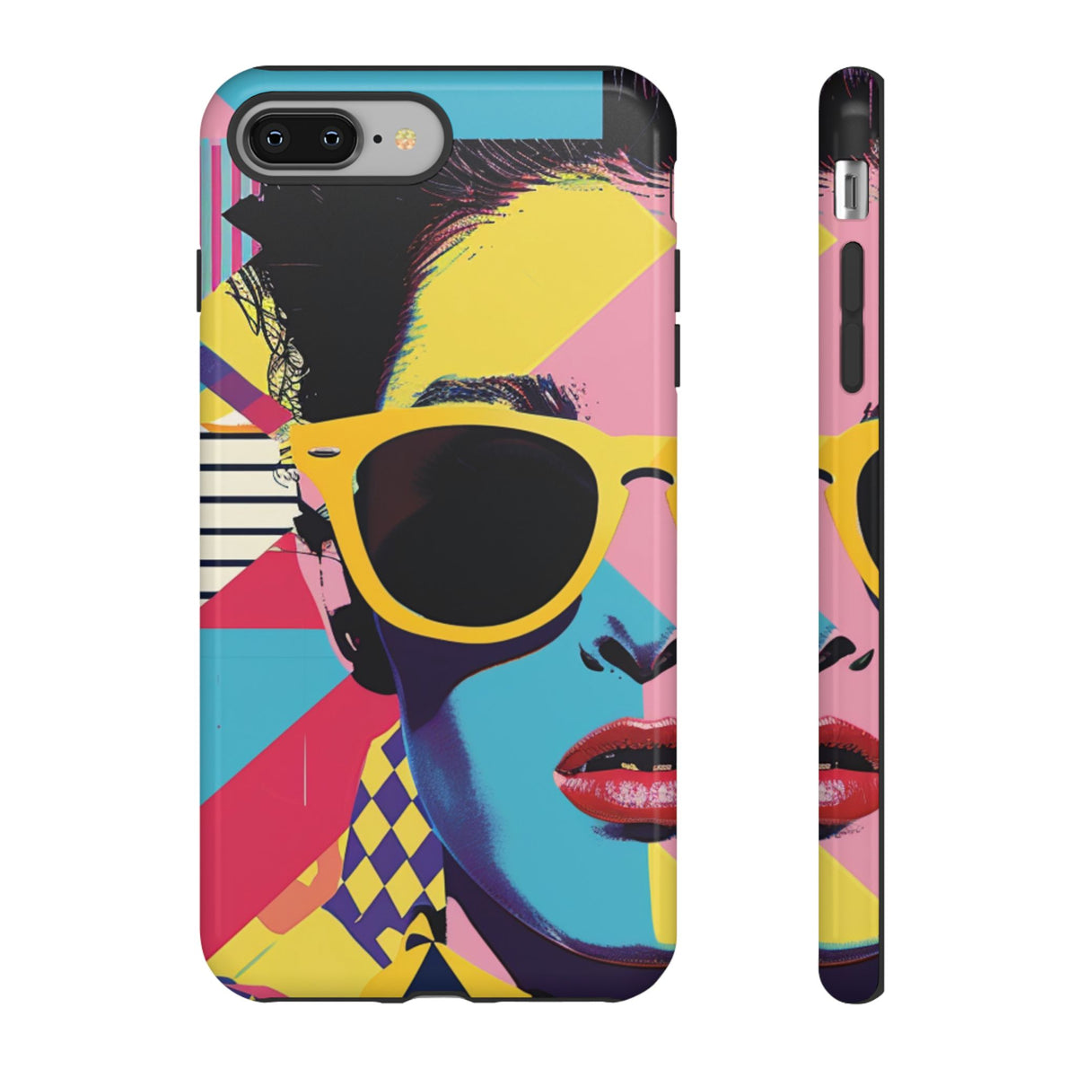 Retro 80s Seamless Phone Case – Vintage Style Meets Modern Protection 7