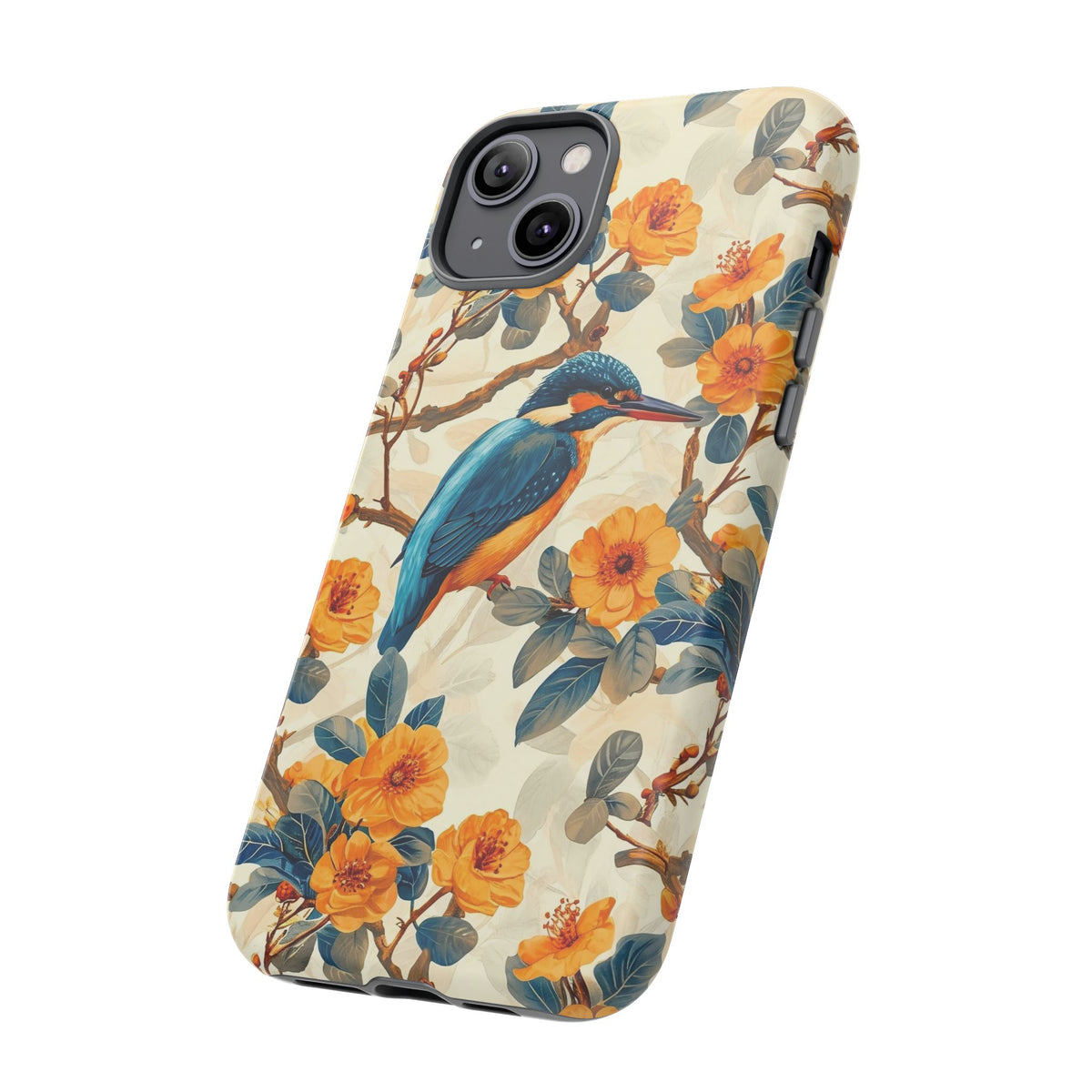 Birds Seamless Pattern Phone Case – Elegant and Timeless Avian Design