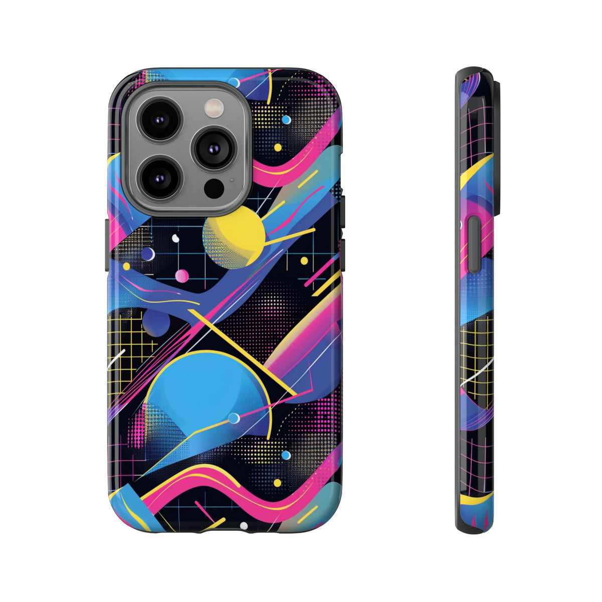 Retro 80s Seamless Phone Case – Vintage Style Meets Modern Protection 14