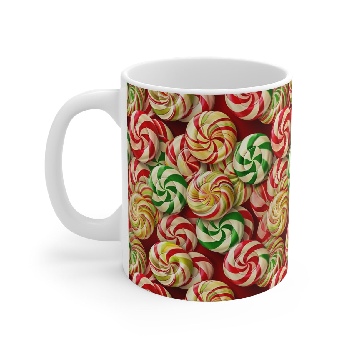 Colorful All-Over Candy Theme Coffee Mug Fun Ceramic Drinkware 122