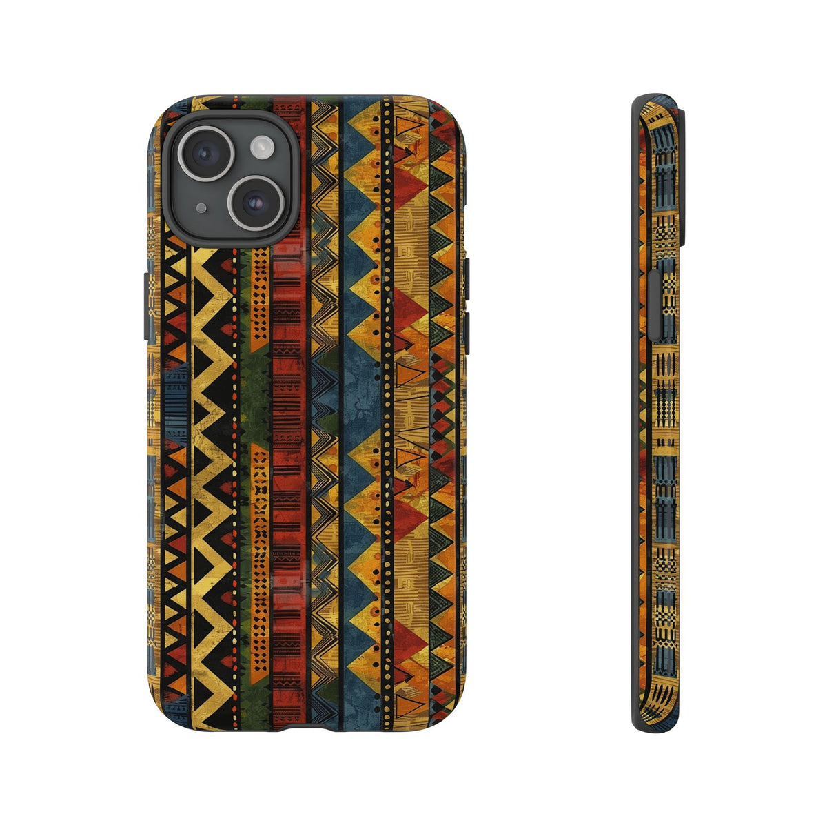 Stylish African Pattern Phone Case – Unique and Vibrant Protection 166