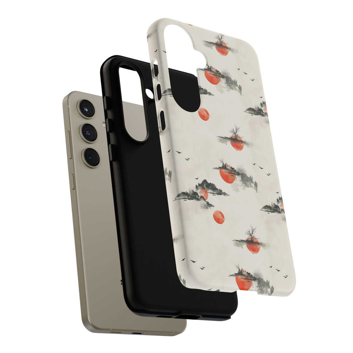 Japanese Pattern Phone Case – Elegant & Timeless Design for Your Phone 502