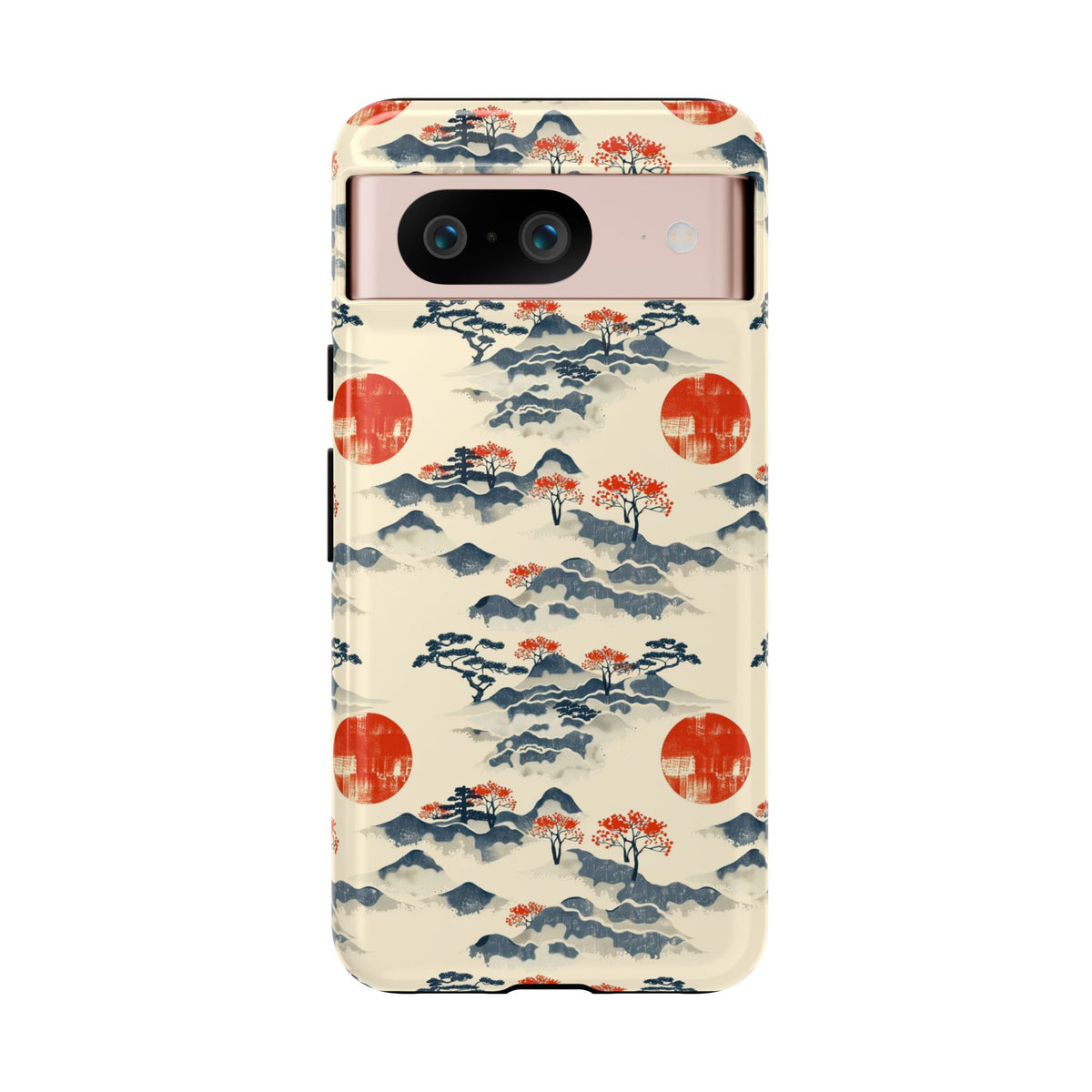 Japanese Pattern Phone Case – Elegant & Timeless Design for Your Phone 085