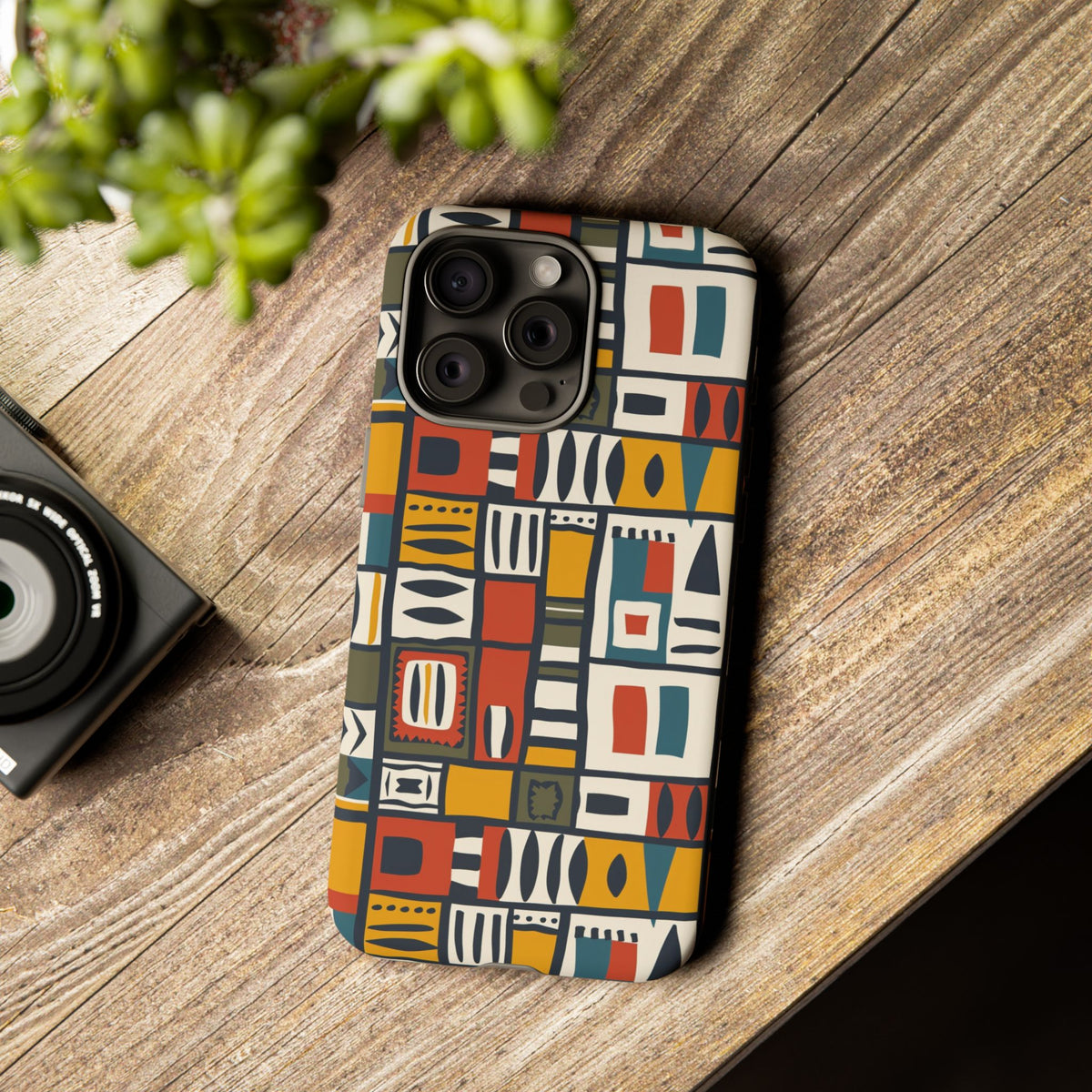 Stylish African Pattern Phone Case – Unique and Vibrant Protection 013