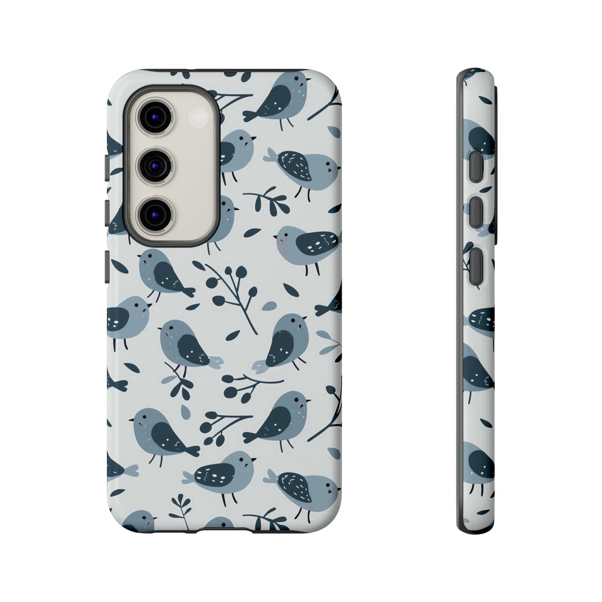 Birds Seamless Pattern Phone Case – Elegant and Timeless Avian Design 10