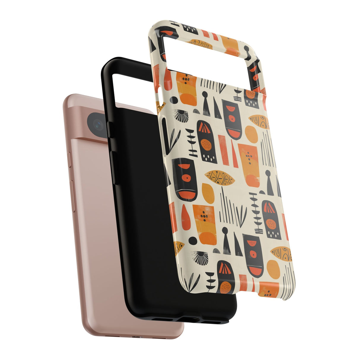 Stylish African Pattern Phone Case – Unique and Vibrant Protection 208