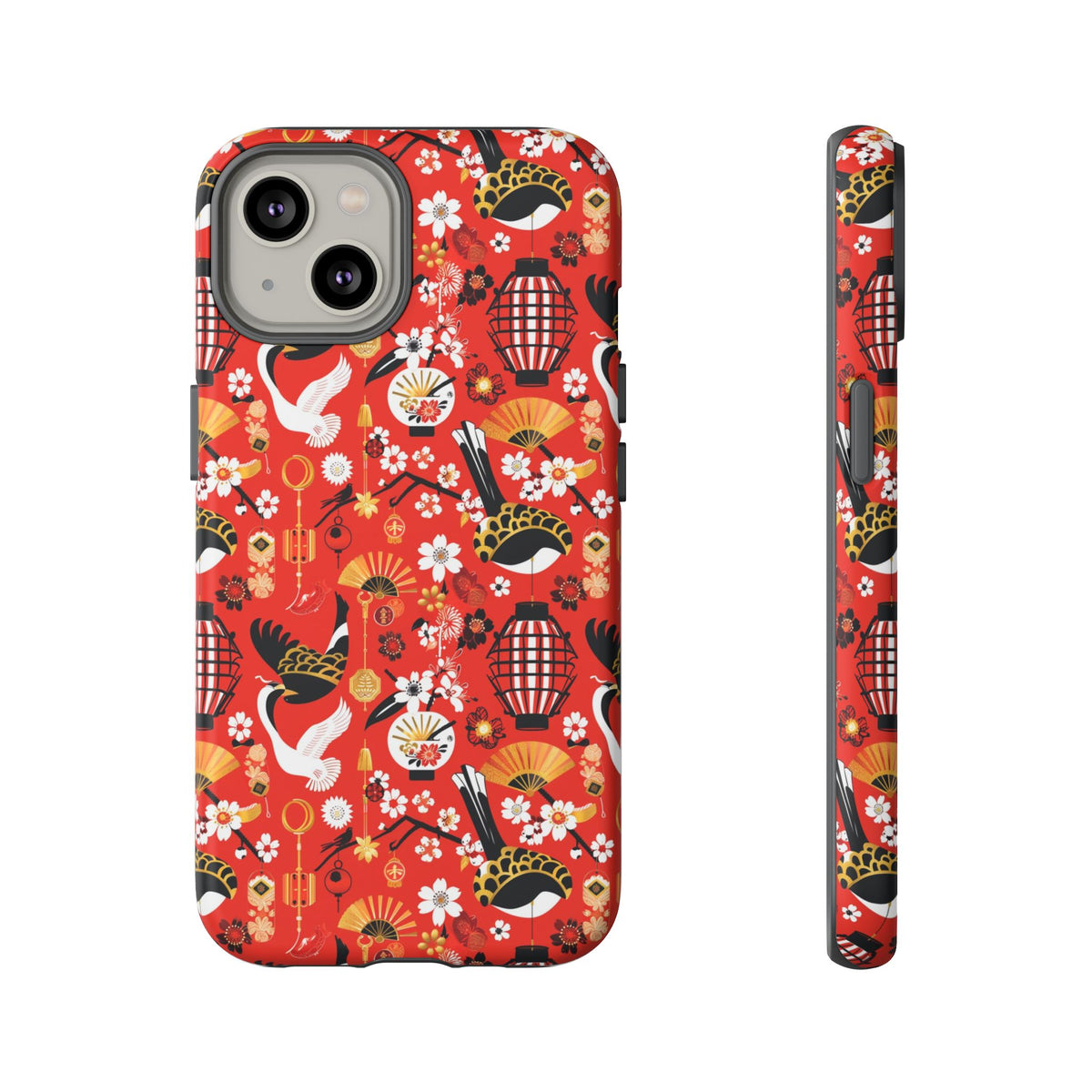 Japanese Pattern Phone Case – Elegant & Timeless Design for Your Phone 056