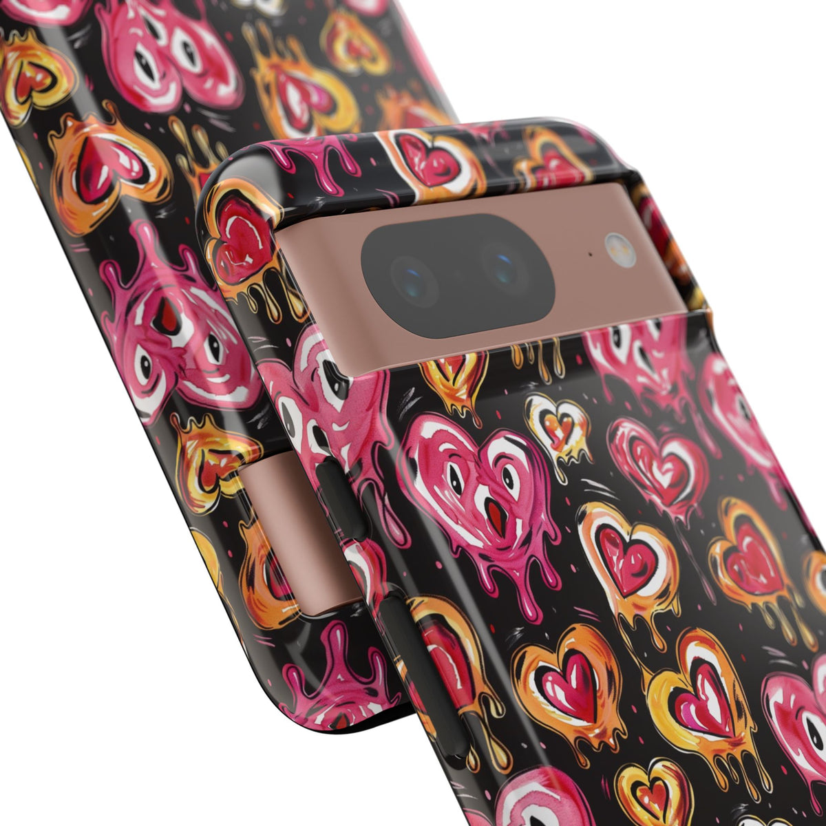 Heart Pattern Phone Case – Stylish & Loving Design for Your Device 361