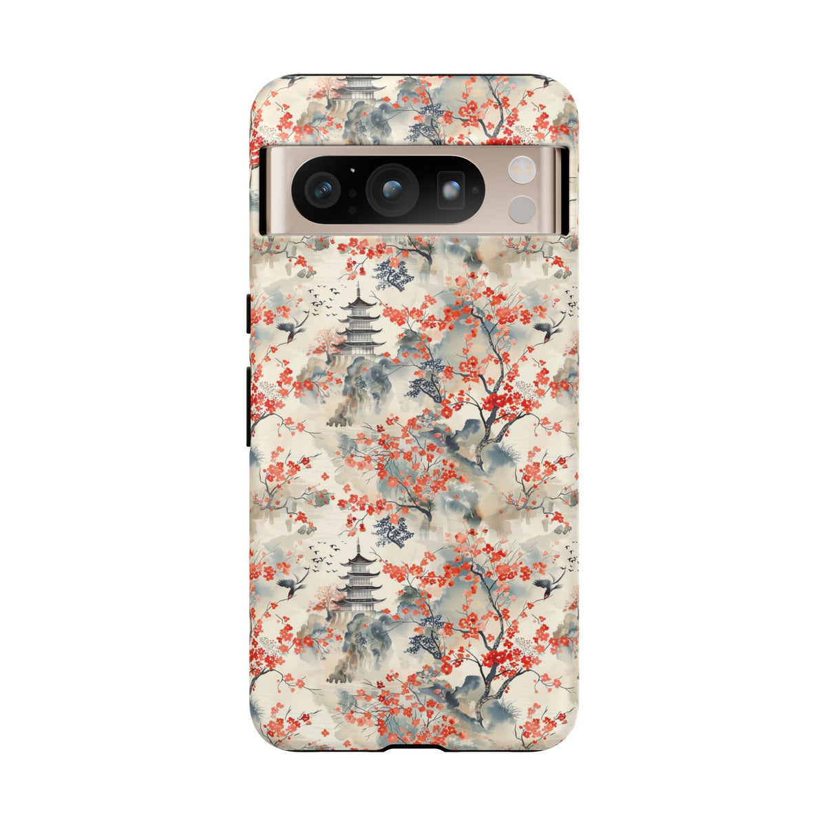 Japanese Style Pattern Phone Case - Elegant & Protective Cover