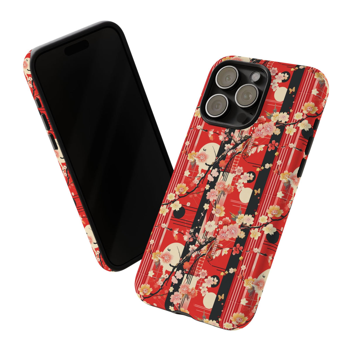 Japanese Pattern Phone Case – Elegant & Timeless Design for Your Phone 026