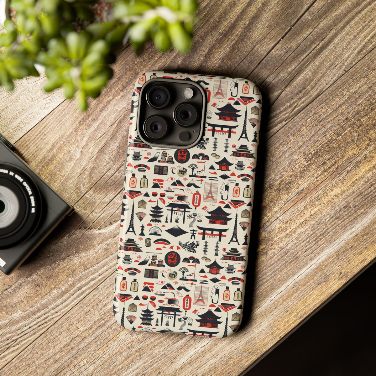 Japanese Pattern Phone Case – Elegant & Timeless Design for Your Phone 010