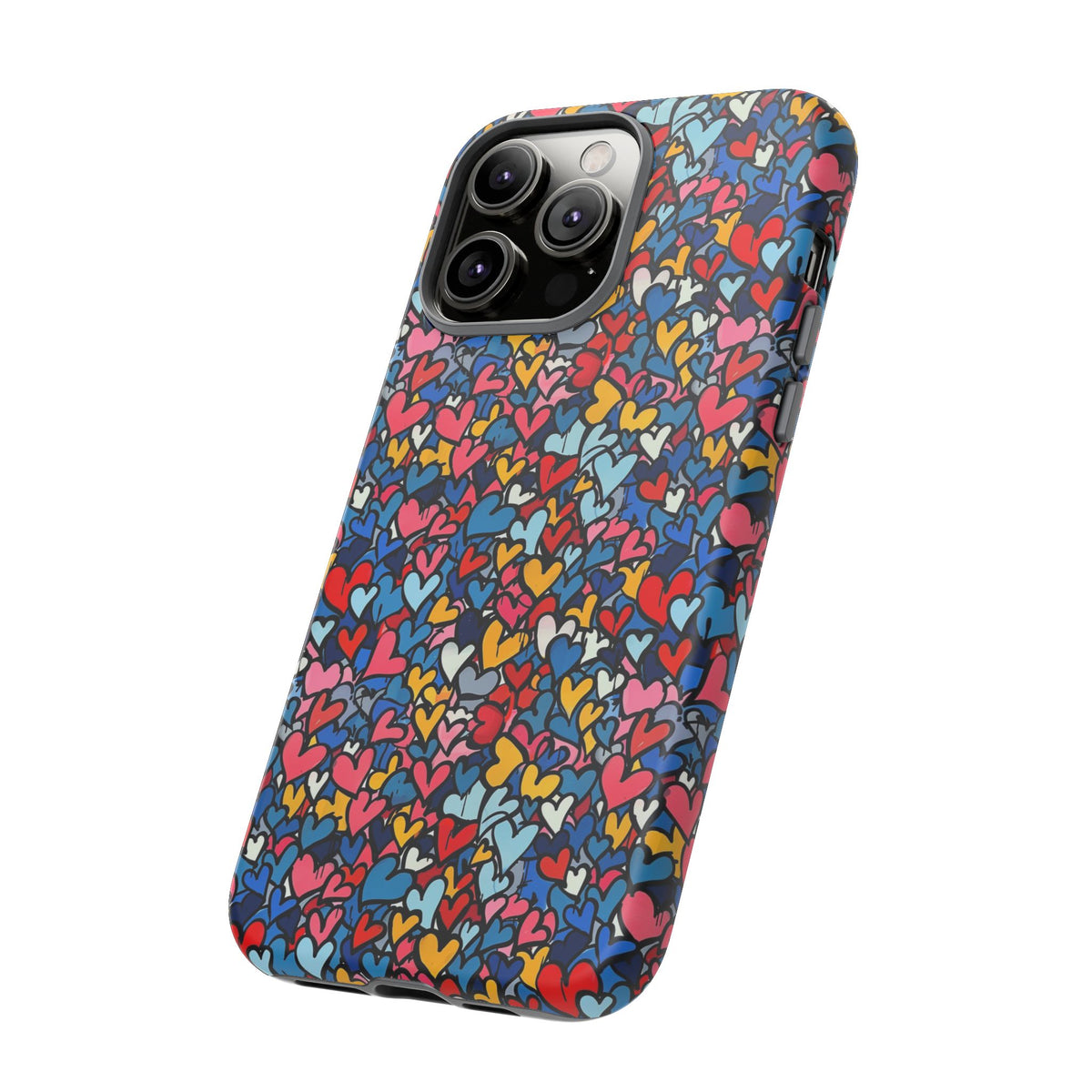 Heart Pattern Phone Case – Stylish & Loving Design for Your Device 820