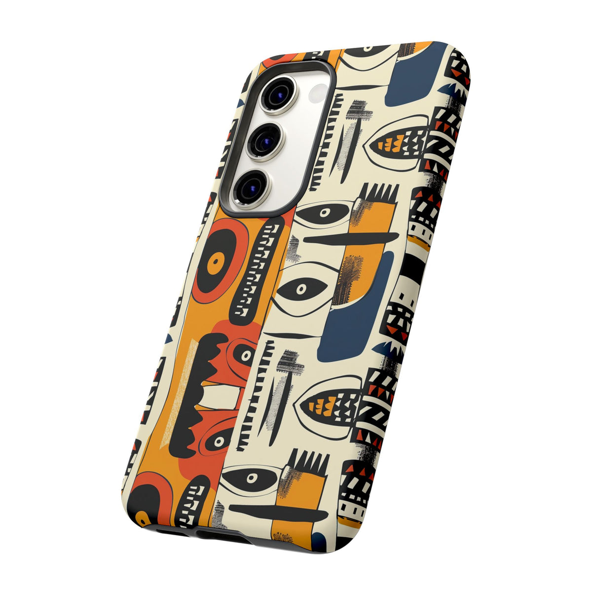 Stylish African Pattern Phone Case – Unique and Vibrant Protection 204