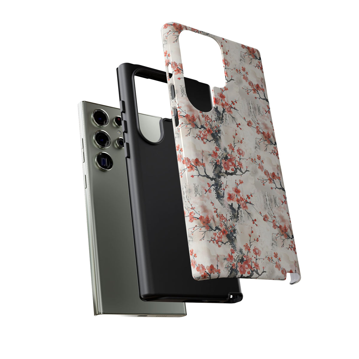 Japanese Pattern Phone Case – Elegant & Timeless Design for Your Phone 034