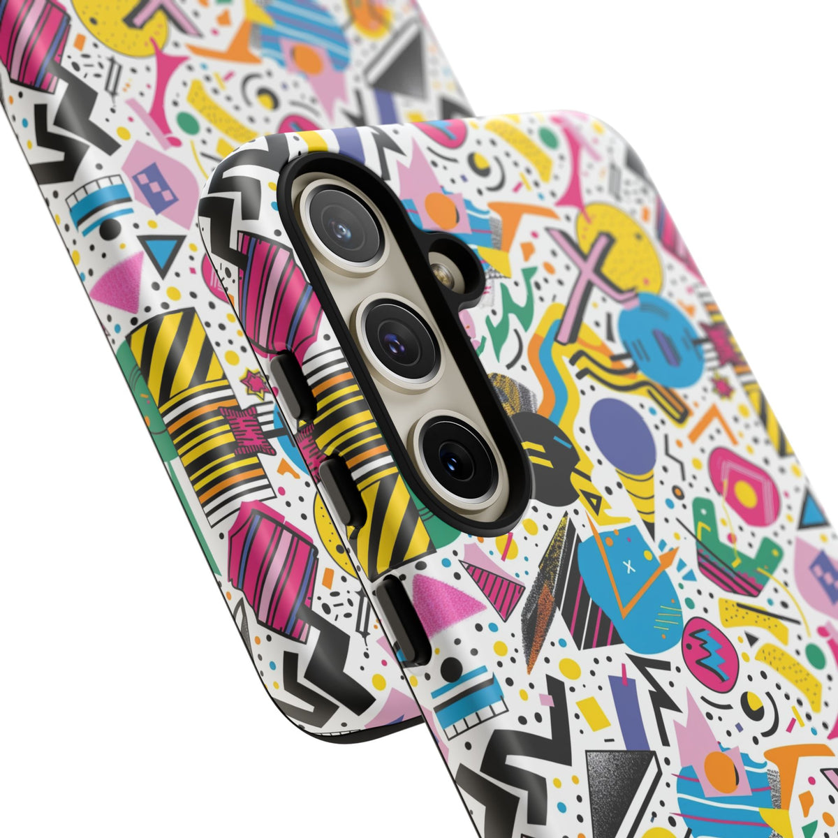 90s Themed Seamless Pattern Phone Case – Embrace Retro Style and Protection 225