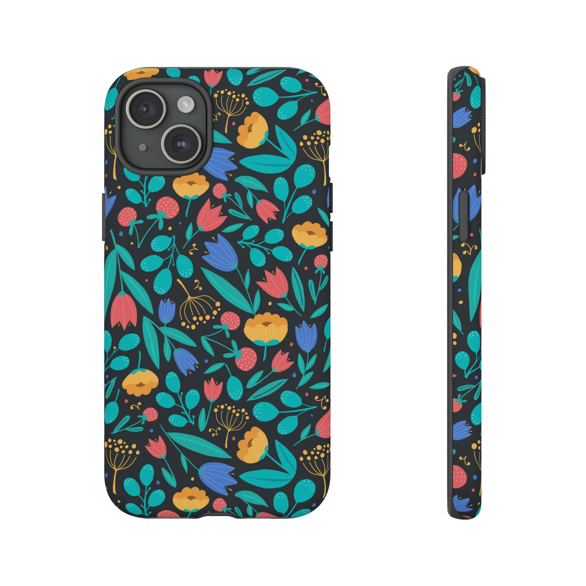 Colorful Little Flower Design Phone Case – Bright and Cheerful Floral Phone Cover