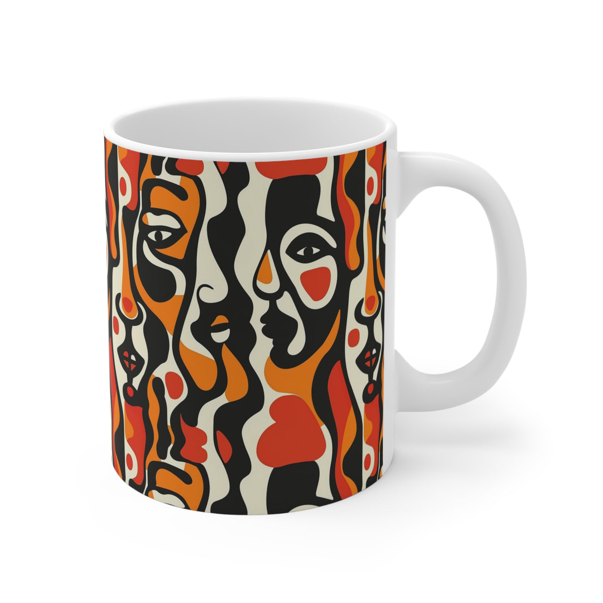 All-Over African Pattern Coffee Mug 523